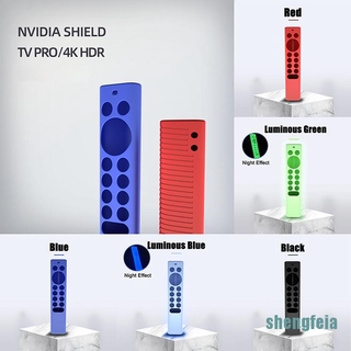 (Shengfeia) เคสซิลิโคน ป้องกันรีโมตคอนโทรล สําหรับ Nvidia Shield Tv Pro 4k