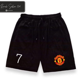 Manchester UNITED 07 cr7 Cristiano Ronaldo 7 BOXER กางเกงนอน ผ้าฝ้าย สําหรับผู้ชาย ผู้หญิง ใส่เล่นกีฬา กลางแจ้ง สีแดง