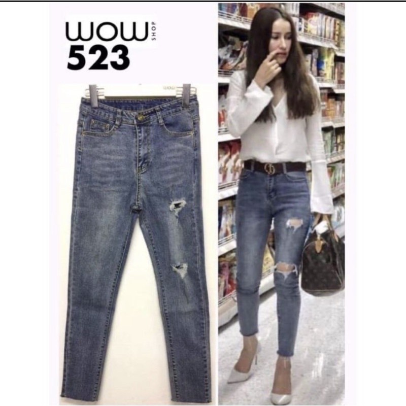 กางเกงยีนส์ ยี่ห้อ wow