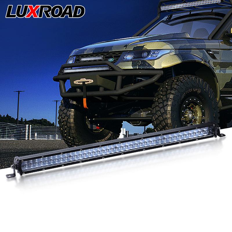 LED Light Bar 20 inch 5D Lens Dual Row Bar Work Light  For Offroad 4x4 Accessories Spotlight Fog Lig
