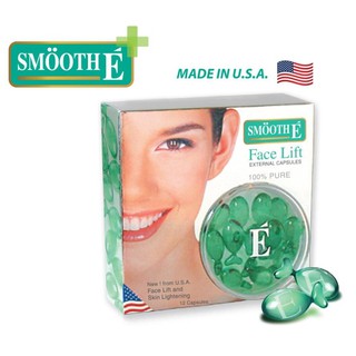 Smooth E Face Lift EXTERNAL 3 &amp; 12 capsule สมูทอี แคปซูล