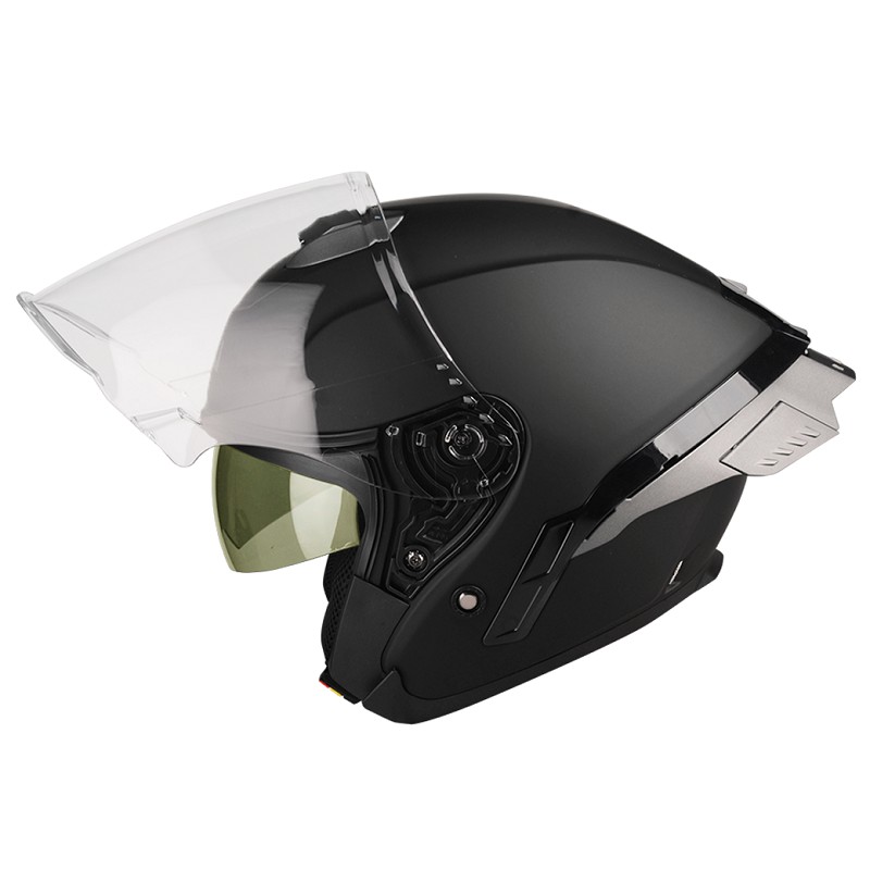 หมวกกันน๊อค Lazer Tango-SR 2019 HEXA Black-Matt (Spoiler)