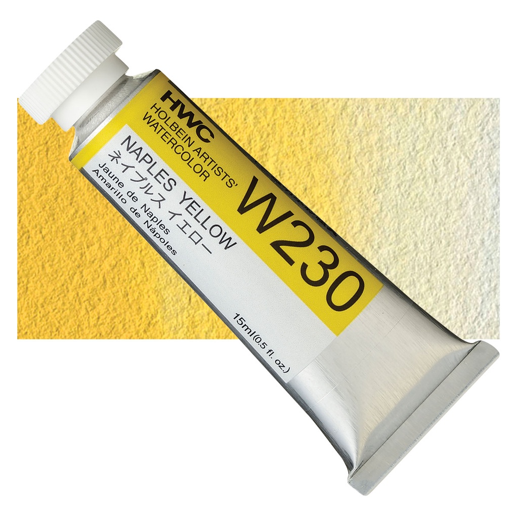 Naples Yellow  สีน้ำโฮลเบน 5ml/15ml W030/W230 Series A Japan Holbein Artist watercolor ホルベイン水彩絵具