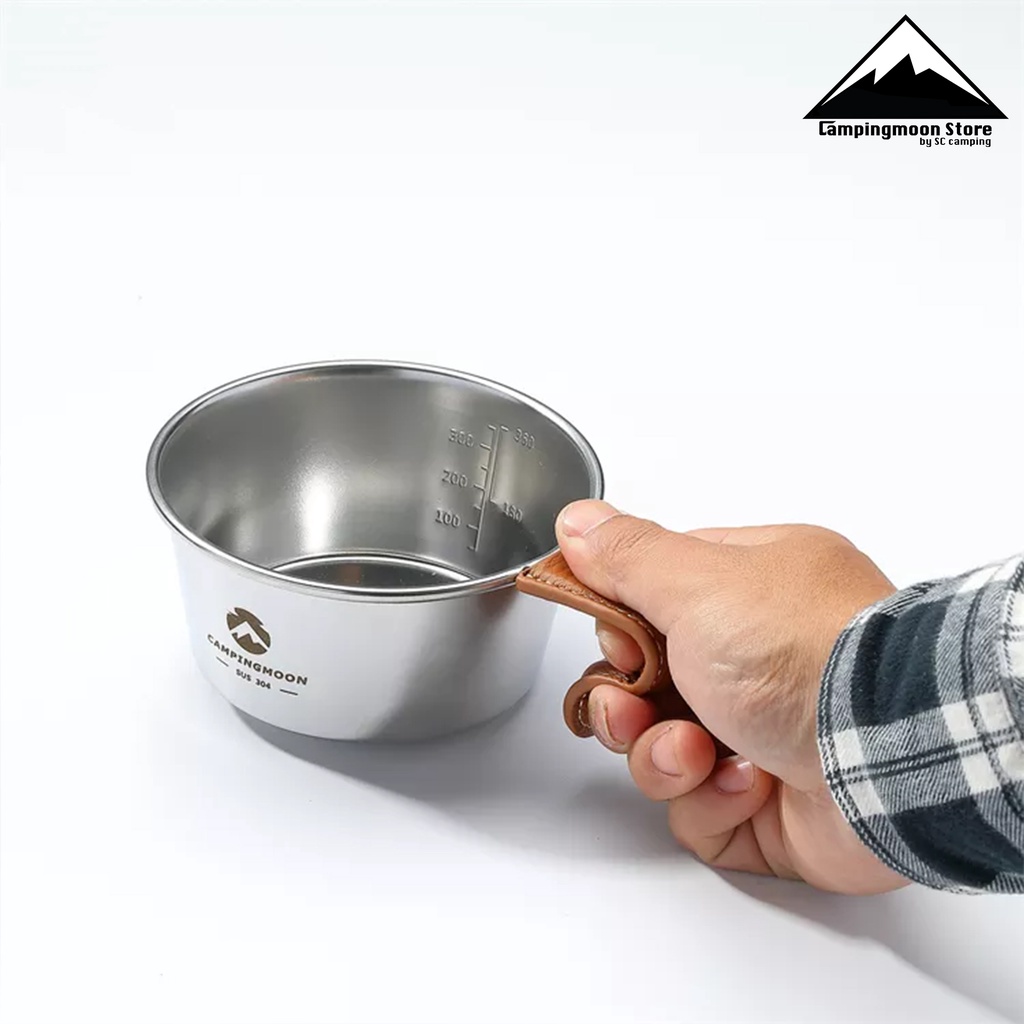 สีดำใหม่! ถ้วย Sierra Campingmoon S-220 | S-213 | S-360 | S-180 | S-190 + กระเป๋าเก็บ - รูปที่ 2