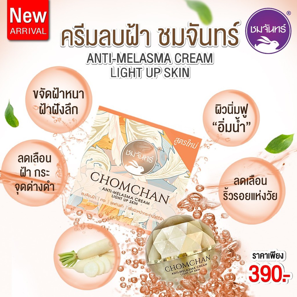 ครีมลบฝ้า ชมจันทร์ กระปุก 15กรัม - รูปที่ 4