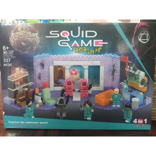 lego squid game 4in1 เลโก้ สควิดเกมส์ผจญภัยพิศวงใต้ท้องทะเล ห้องลับ