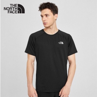 THE NORTH FACE M ESSENTIAL S/S - AP -TNF BLACK เสื้อผ้าผู้ชาย ผ้าฝ้ายแท้