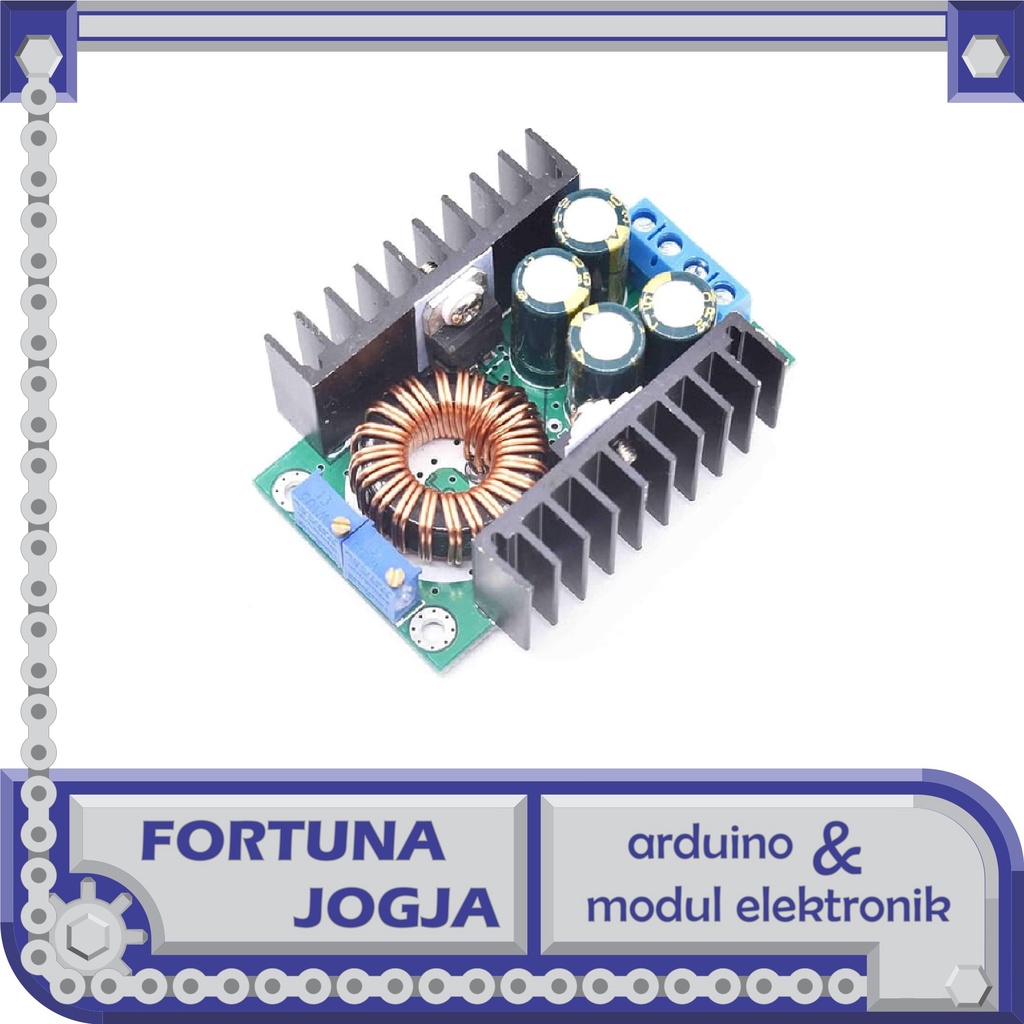 DC-DC Step Down Buck Converter CC-CV 300W 9A 5-40V ถึง 1.2-35V