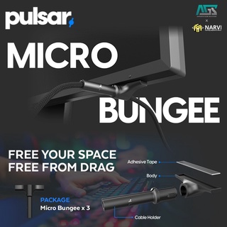 Pulsar Micro Drag-Free เมาส์เล่นเกม (สีดํา) - บันจี้เมาส์สําหรับเล่นเกม