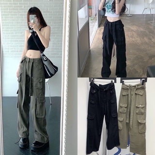 Nudeaholic NEW: Cargo Pants กางเกงสไตล์Cargo  รุ่นนี้เป็นงานนำเข้า ตอนนี้ฮิตมาก เนื้อผ้าดี SA