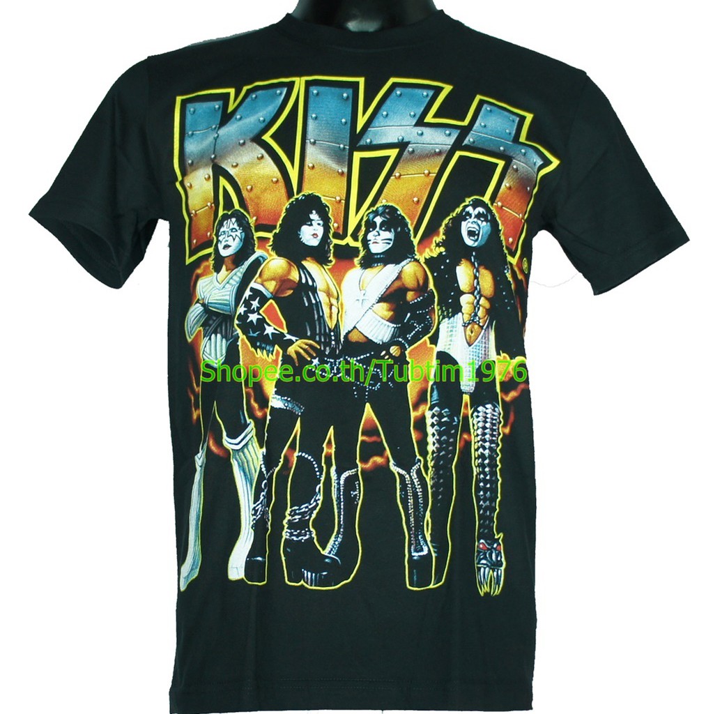 เสื้อวง Kiss เสื้อยืดแฟชั่นวงดนตรี เสื้อวินเทจ คิส  KIS1283
