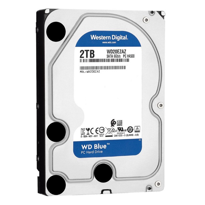 WD HDD (ฮาร์ดดิสก์) 2 TB BLUE 5400RPM SATA3 (WD20EZAZ) - jib ...