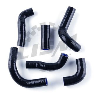 6PCS For HUSQVARNA TE TC 250 2000-2009 2001 2002 2003 2004 2005 2006 2007 2008 3-ply Silicone Radiator Coolant Hose Kit