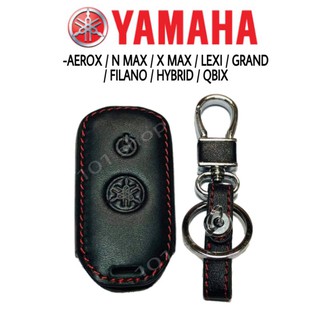 ซองหนัง รีโมทกุญแจ Yamaha N max Aerox X max Lexi Grand Filano HyBrid Qbix