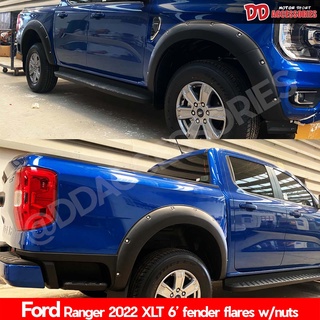 คิ้วล้อ โปร่งล้อ คิ้วโปร่งล้อ Ranger 2022 2023 2024 wildtrack XLT 6" 9" หมุด ดำด้าน 4 ประตู แค๊ป โฉมใหม่ล่าสุด