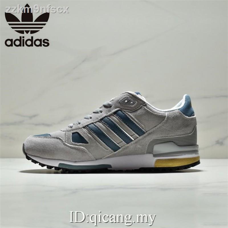 Adidas zx750 men's classic shoes mesh running retro casual sport Grey & Blue