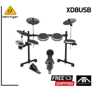 Behinger XD8USB กลองชุดไฟฟ้า 8-Piece Electronic Drum Set with 123 Sounds, 15 Drum Sets and USB Interface มีรับประกัน