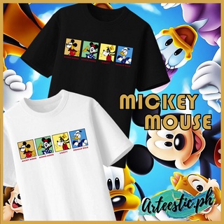 Mickey Mouse and Friends 8 Tshirt High Quality Cotton Unisex 7 Colors Asia size