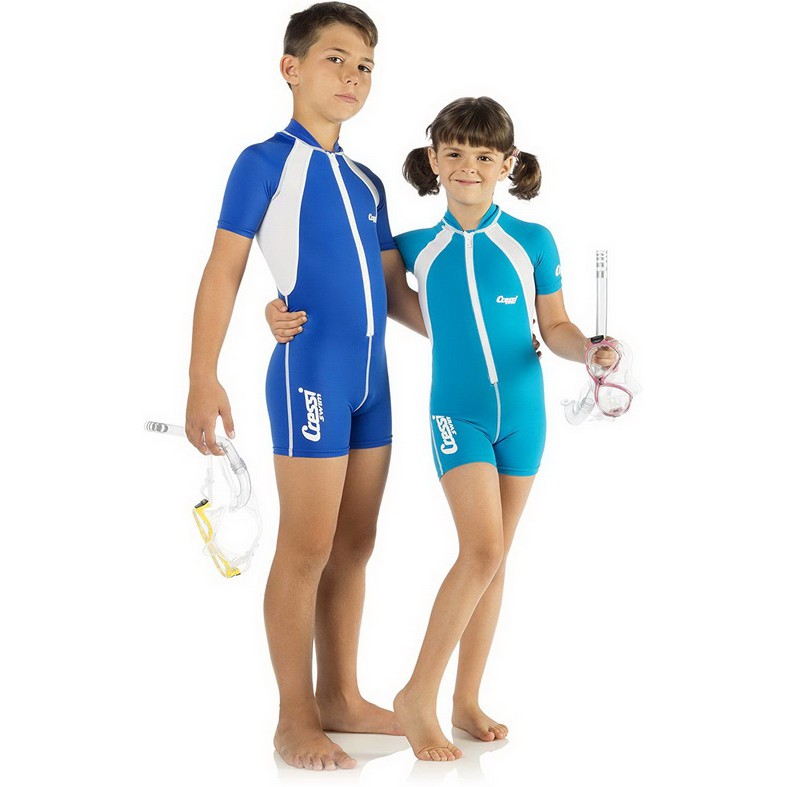 Cressi Caicos Sun Protection Lycra Swimwear for Kids Wetsuit for Boys and Girls 