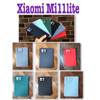 🎉🎉🎉พร้อมส่งใน🇹🇭🎉🎉🎉case tpuนิ่มสีพื้นปุ่มสีกันกระแทกกันกล้องรุ่นใหม่ล่าสุดFor xiaomi11lite