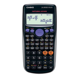 เครื่องคิดเลขวิทยาศาสตร์ สีดำ คาสิโอ FX-350ES PLUS Casio Scientific Black Calculator FX-350ES PLUS