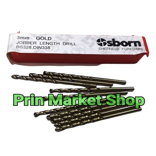 OSBORN ดอกสว่านเจาะเหล็ก HSS-M2   3.0 MM / 10 ดอก