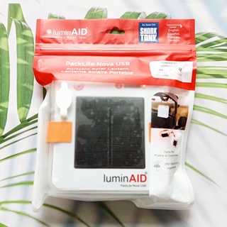 โคมไฟพลังงานแสงอาทิตย์ PackLite Nova USB Solar Inflatable Lanterns (LuminAID®) โซล่าเซลล์
