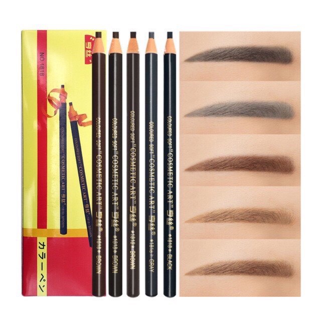 [แท่ง] คิ้วเชือกไม่ต้องเหลา ดินสอเขียนคิ้วเชือก Coloured Soft Cosmetic Art