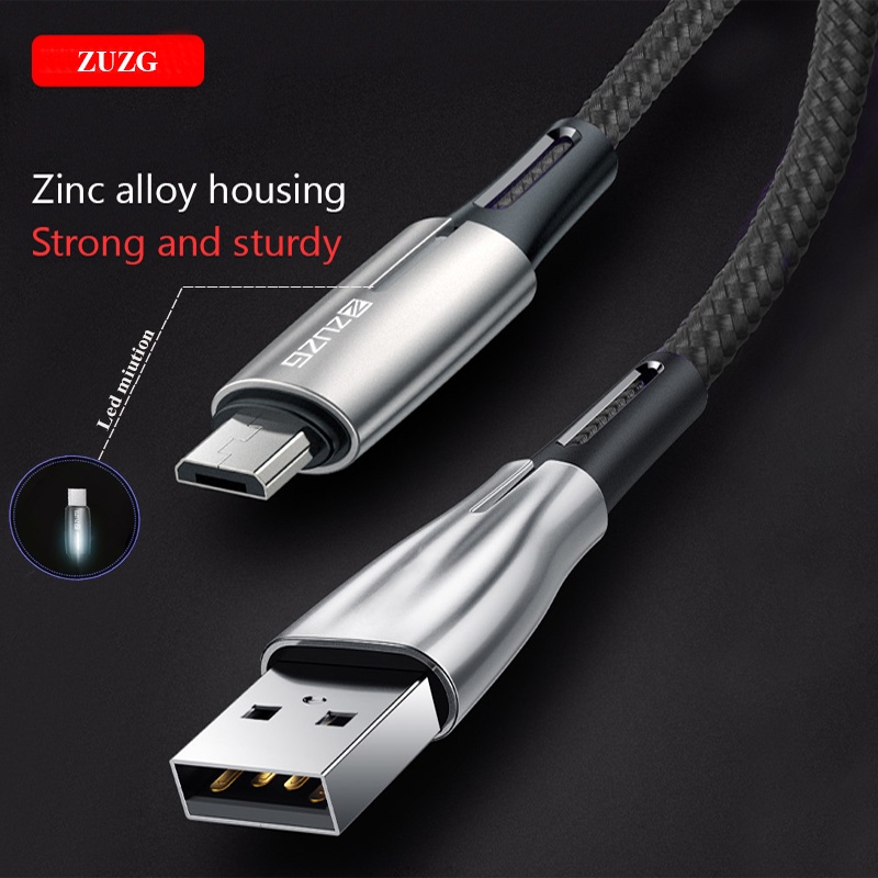 ZUZG สายชาร์จเร็ว Led 5A ของแท้ FG01, FG02, FG03