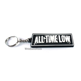 ALL TIME LOW พวงกุญแจ ยาง ปั้มนูน ออล ไทม์ โลว์ ร็อค พังค์ เมทัล ATL203