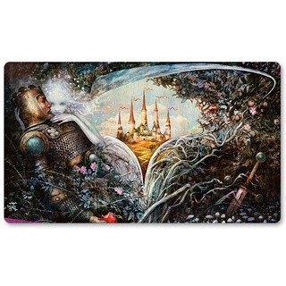 แผ่นรองเมาส์แฟชั่น ลาย THRONE of ELDRAINE TEASER - Board Game MTG Playmat Games Mousepad Play Mat of TCG 2022