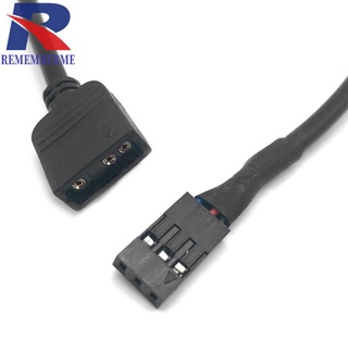 เมนบอร์ด Sync หัวอะแดปเตอร์สายเคเบิ้ล Rgb 5V Vdg To 3 Pin