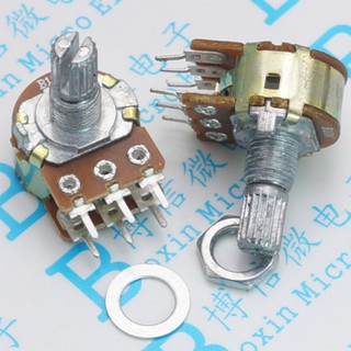 VR Linear Pot Adjustable Rotary Potentiometer Variable Resistor ตัวต้านทานปรับค่าได้ โวลุ่ม 6 ขา