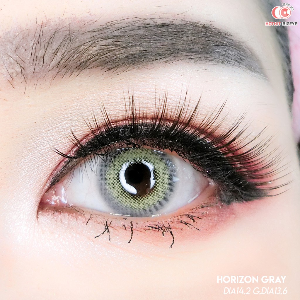 คอนแทคเลนส์ Horizon เทา พร้อมส่งแบบปกติ และค่าสายตาสั้น 0.00-6.00 (สายตาทักแชทมาก่อนจ้า)