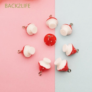 CHARMS Back2Life จี้สร้อยคอรูปเห็ด 3 D Diy สําหรับผู้หญิง