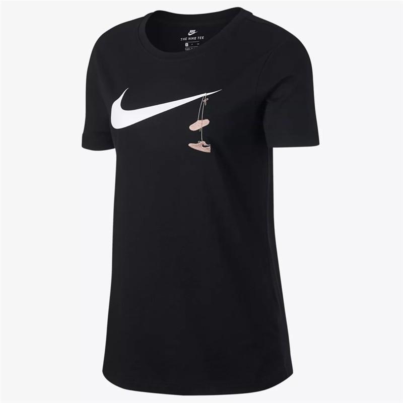 Original nike womens short sleeve tshirt black 923335 JUST DO IT