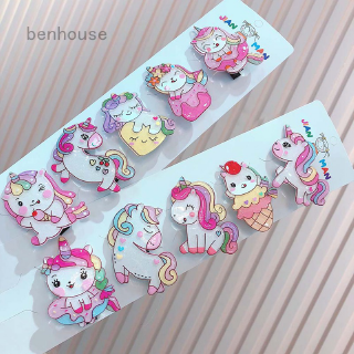 Unicorn Horse Hair Clips Lovely Animal PVC Cartoon Hairpins Girls Hair Accessories