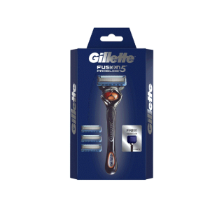 Gillette ยิลเลตต์ โปรไกลด์ ด้ามมีดโกน 1 ด้าม และใบมีดโกน 4 ชิ้น แถมฟรีฝาจัดเก็บ (แพ็คสุดคุ้ม)