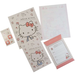 ชุดจดหมายพร้อมกระดาษ และ สติ๊กเกอร์ ลาย Hello Kitty kt / Hello Kitty / HelloKitty