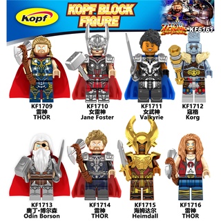 Kf6161 บล็อคตัวต่อ รูป Thor Love and Thunder Jane Foster Marvel ของเล่นสําหรับเด็ก