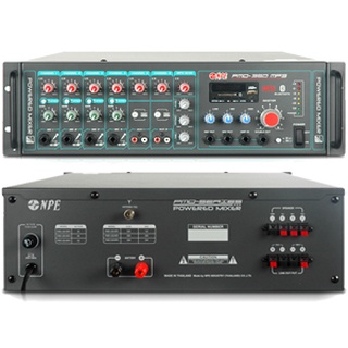 NPE PMD-350MP3 พาวเวอร์มิกเซอร์ กำลังขับ 350Wmax @ 70V,100VPOWER MIXER