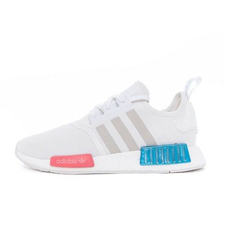 New! ADIDAS NMD R1 white metallic blue ของแท้100%