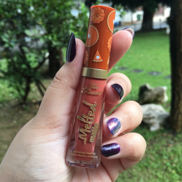 Too Faced collection of Melted matte long wear Lipstick (no box) สี Pumpkin spice