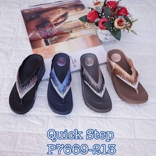 รองเท้า​Quick step แท้รองเท้าเพื่อ​สุขภาพ​พื้น​สูง​2.5​นิ้ว