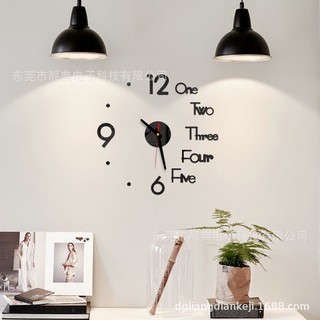 สินค้าพร้อมส่ง 3D wall clock นาฬิกาติดฝาผนัง