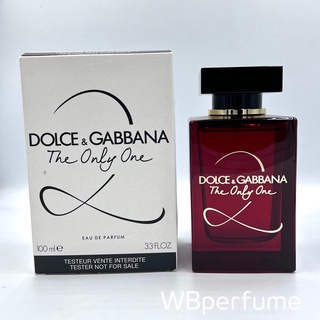 น้ำหอมแท้100% DOLCE&amp;GABBANA The Only One 2 Eau de Parfum ขนาด 100 มล. TESTER