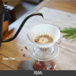 Ratika | กระดาษกรองกาแฟ  Time More Paper Filter V01 (1-2 cups)  / Time More Paper Filter V02 (2-4 cups)