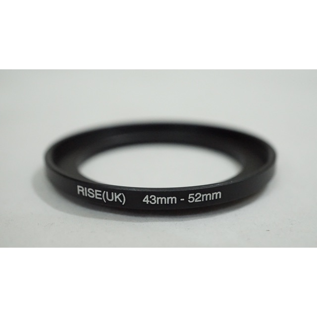 Rise Step Up Filter Ring 43mm - 52mm StepUp 43 mm - 52 mm 43 - 52