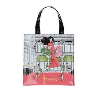 Harrods รุ่น Megan Hess Small Luxury Lifestyle Shopper Bag****พร้อมส่ง