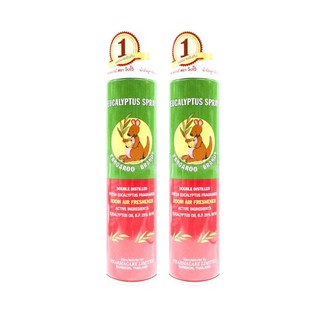 Kangaroo Eucalyptus Spray จิงโจ้ ยูคาลิปตัส สเปรย์ 300 ml. 2 กระป๋อง